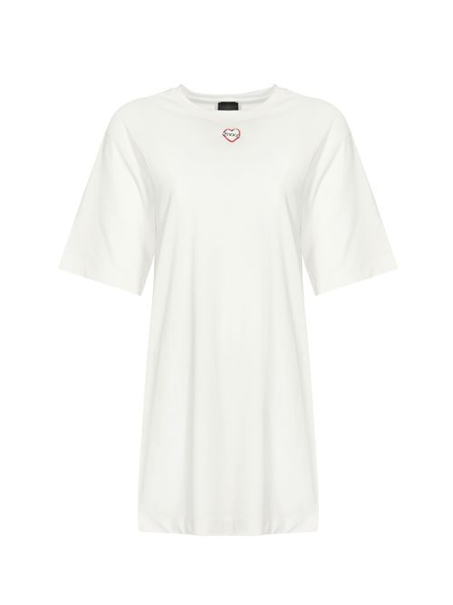 T-shirt lunga Miglio con ricamo e stampa PINKO | 105744 A2IBZ05